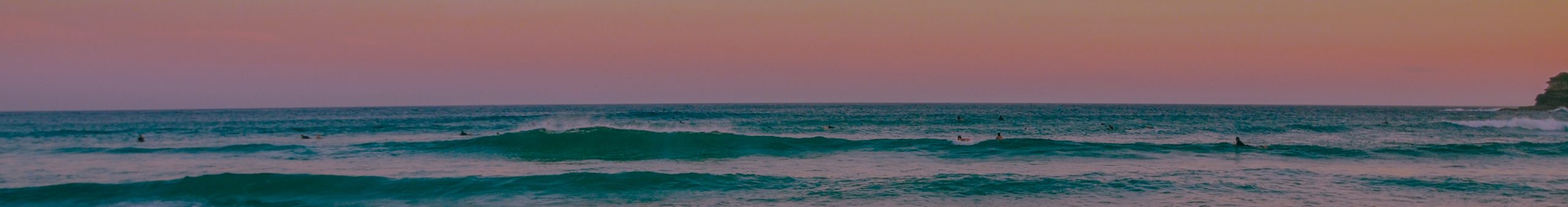 Coucher de soleil sur la plage
