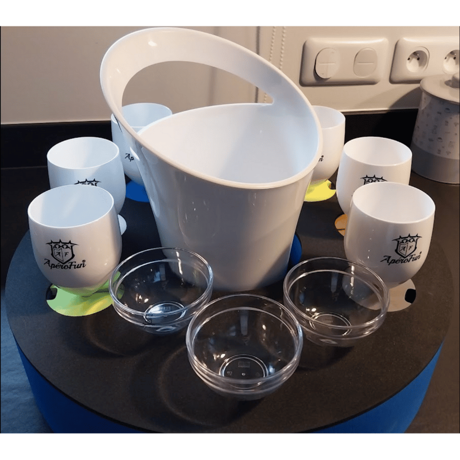 Bar flottant ApéroFun complet, le pack cadeau des apéros entre amis ou en famille